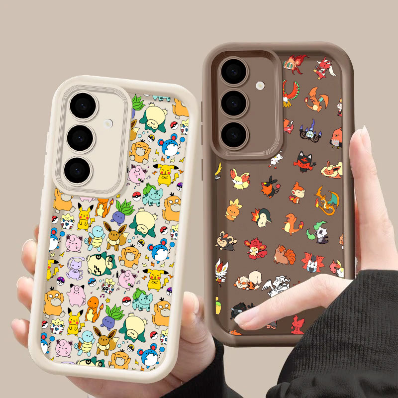 Samsung Galaxy S24 - Милый мультяшный чехол с покемонами S26
